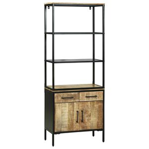 vidaXL Haut Armoire Marron 70 x 35 x 180 cm Bois de mangue massif