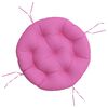 vidaXL Coussin rond rose &Oslash; 60 x11 cm tissu oxford