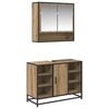 vidaXL Ensemble de mobilier de salle de bain 2 pc Ch&ecirc;ne artisanal