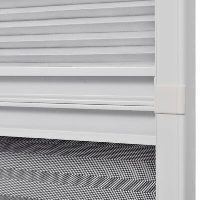 vidaXL Moustiquaire plissée pour fenêtre et store Aluminium 80 x 120cm