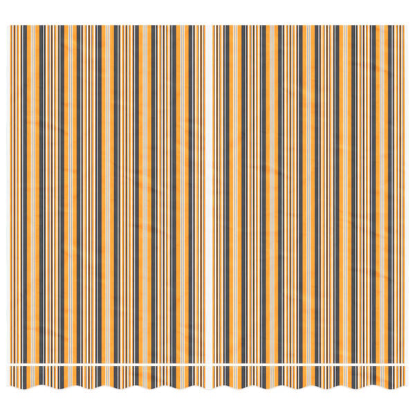 vidaXL Tissu de remplacement pour auvent rayures multicolores 3x2,5 m