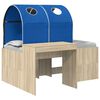 vidaXL Lit avec Tunnel 3 pc Ch&ecirc;ne Sonoma et bleu Bois d'ing&eacute;nierie