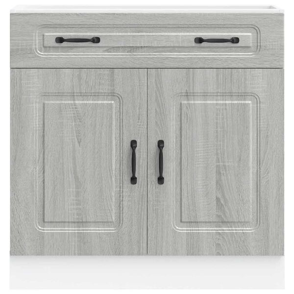 vidaXL Armoire de cuisine Kalmar sonoma gris bois d'ing&eacute;nierie
