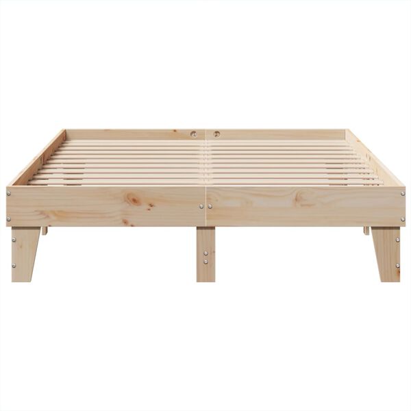 vidaXL Cadre de lit sans matelas 150x200 cm bois de pin massif