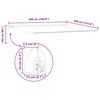 vidaXL Cadre d'auvent Blanc 500 &times; 350 cm Aluminium