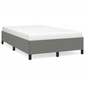 vidaXL Cadre de lit sans matelas gris fonc&eacute; 120x200 cm tissu