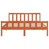 vidaXL Cadre de lit sans matelas cire marron 150x200cm bois pin massif