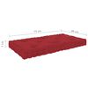 vidaXL Coussins de plancher de palette lot de 7 Rouge bordeaux Coton