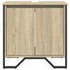 vidaXL Armoire lavabo de salle de bain ch&ecirc;ne sonoma 60x35x60 cm