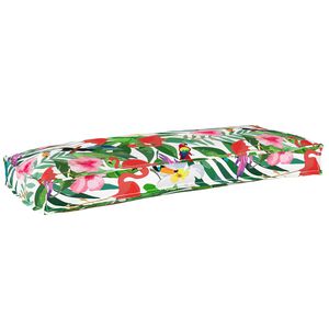 vidaXL Coussin Floral Multicolore 100 x 40 x 8 cm Tissu Oxford