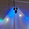vidaXL Fant&ocirc;me Suspendu Halloween 3 pcs Blanc 52 x 62 cm Polyester