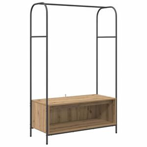 vidaXL Porte-v&ecirc;tements Ch&ecirc;ne brun 100 x 44 x 160 cm Bois d'ing&eacute;nierie