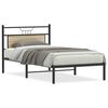 vidaXL Cadre de lit sans matelas ch&ecirc;ne sonoma 100x200 cm