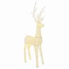 vidaXL Renne de No&euml;l lumineux &agrave; LED 1000 LED Blanc chaud