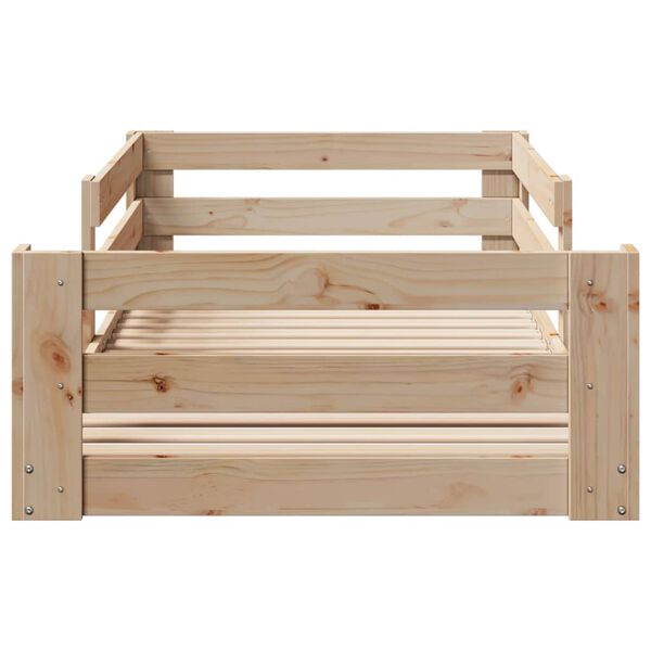 vidaXL Cadre de lit sans matelas 80x160 cm bois massif de pin
