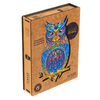 UNIDRAGON Puzzle en bois 330 pcs Charming Owl Tr&egrave;s grand 25x43 cm