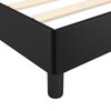 vidaXL Cadre de lit sans matelas noir 120x190 cm similicuir