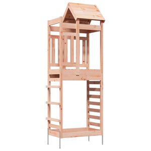 vidaXL Tour de jeu Marron 52,5 x 85 x 238 cm Bois solide de Douglas