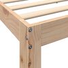 vidaXL Lit biblioth&egrave;que sans matelas 200x200 cm bois massif de pin