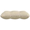 vidaXL Coussins de si&egrave;ge 4 pcs Cr&egrave;me 40 x 40 x 12 cm tissu