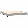 vidaXL Cadre de lit sans matelas gris clair 180x200 cm tissu