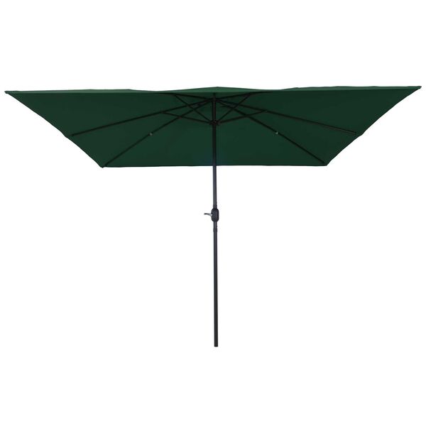 vidaXL Parasol de jardin Vert et Noir 295 x 295 x 245 cm