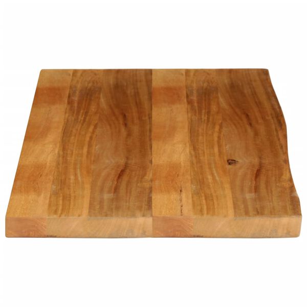 vidaXL Dessus de table &agrave; bord vivant 120x60x2,5cm bois massif manguier