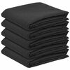 vidaXL Tissu de Table 5 pc Rectangulaire Gris fonc&eacute; 140 x 200 cm