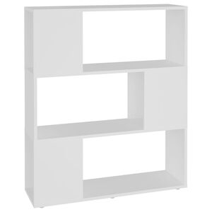 vidaXL Biblioth&egrave;que/S&eacute;parateur de pi&egrave;ce Blanc 80x24x94 cm