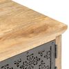 vidaXL Table basse avec porte 90x50x35 cm Bois de manguier solide