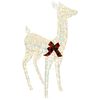 vidaXL Renne de No&euml;l 3D LOVIISA 200 LED Blanc chaud 96 x 40 x 140 cm