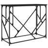 vidaXL Table console noir 100x40x80 cm bois d'ing&eacute;nierie