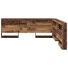 vidaXL T&ecirc;te de lit de rangement Bois Ancien 180 cm Bois d'ing&eacute;nierie