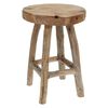 H&S Collection Tabouret 42 cm Bois de teck