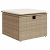 vidaXL Salon de jardin avec coussins 6 pcs beige r&eacute;sine tress&eacute;e