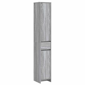 vidaXL Armoire de salle de bain Sonoma gris 30 x 33 x 190 cm
