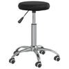 vidaXL Chaise pivotante de bureau Noir Similicuir