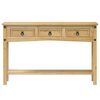 vidaXL Table console &laquo;&nbsp;Corona&nbsp;&raquo; 114&nbsp;x&nbsp;34,5&nbsp;x&nbsp;73&nbsp;cm Bois de pin massif