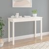 vidaXL Table console Blanc 110x40x75 cm Bois massif de pin