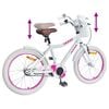 vidaXL V&eacute;lo pour Enfants 18 Pouces pour les 5-7 ans Blanc