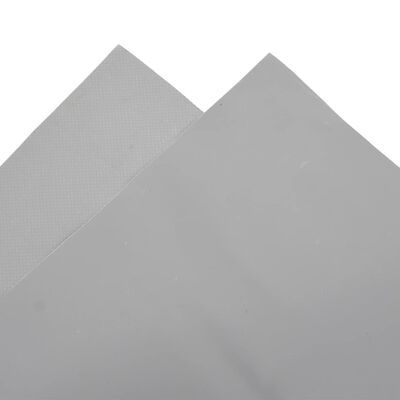 vidaXL Bâche gris 3,5x5 m 650 g/m²