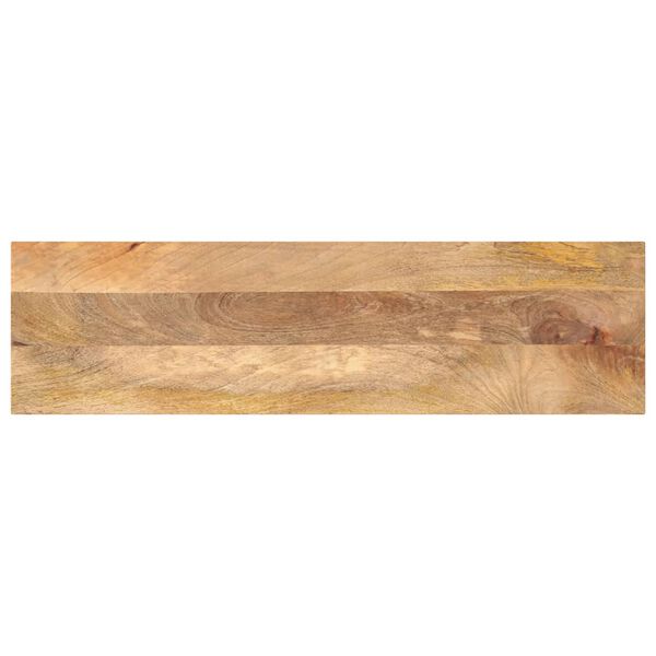 vidaXL Dessus de table 110x40x3,8cm rectangulaire bois massif manguier