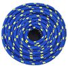 vidaXL Corde de bateau Bleu 14 mm 25 m Polypropyl&egrave;ne
