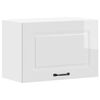 vidaXL Armoire murale de cuisine Kalmar blanc brillant bois ing&eacute;nierie