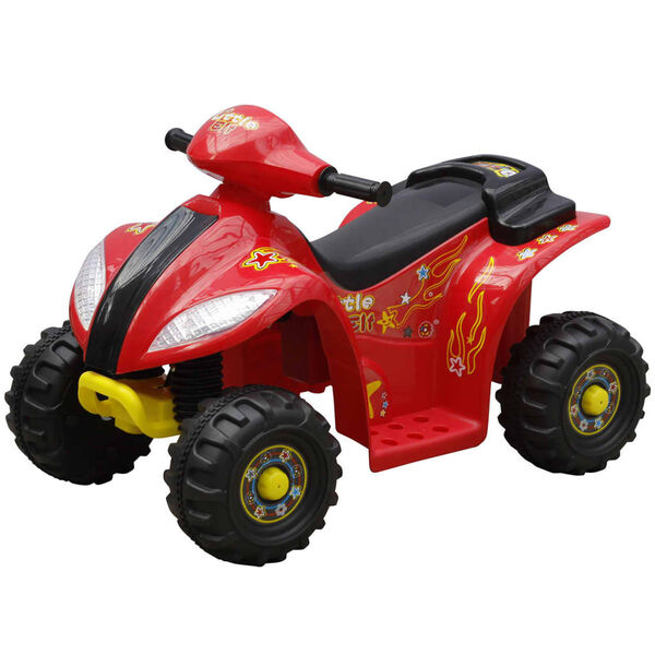 Quad &eacute;lectrique pour enfants Rouge et Noir