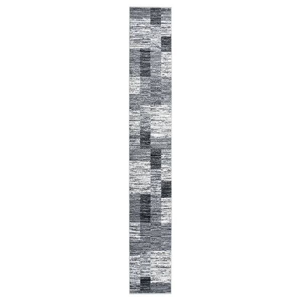 vidaXL Tapis BCF Gris 60x450 cm