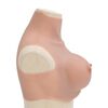 vidaXL Plastron en silicone naturel coupe E