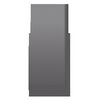 vidaXL Armoire lat&eacute;rale Gris brillant 60x26x60 cm Agglom&eacute;r&eacute;
