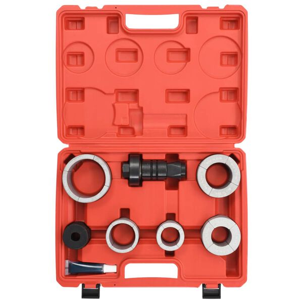 vidaXL Kit d'expandeur de tuyau 8 pcs Acier au carbone et aluminium