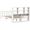 vidaXL Lit biblioth&egrave;que sans matelas blanc 140x190 cm bois pin massif